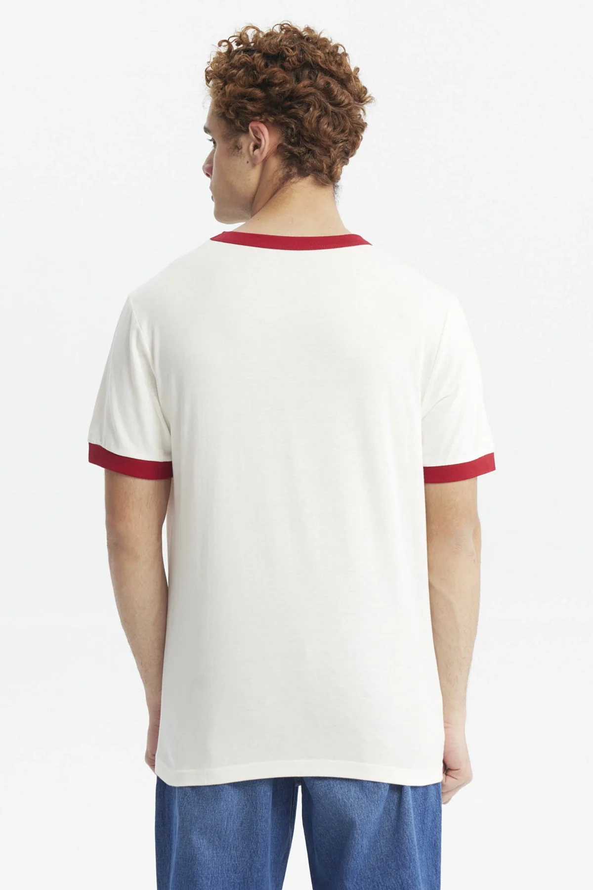 Polera Hombre Slim Crema - Image 3