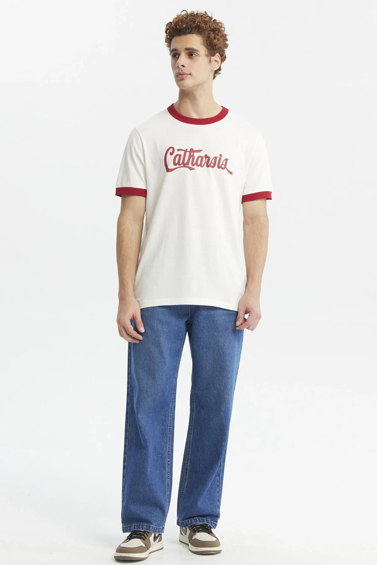 Polera Hombre Slim Crema - Image 4