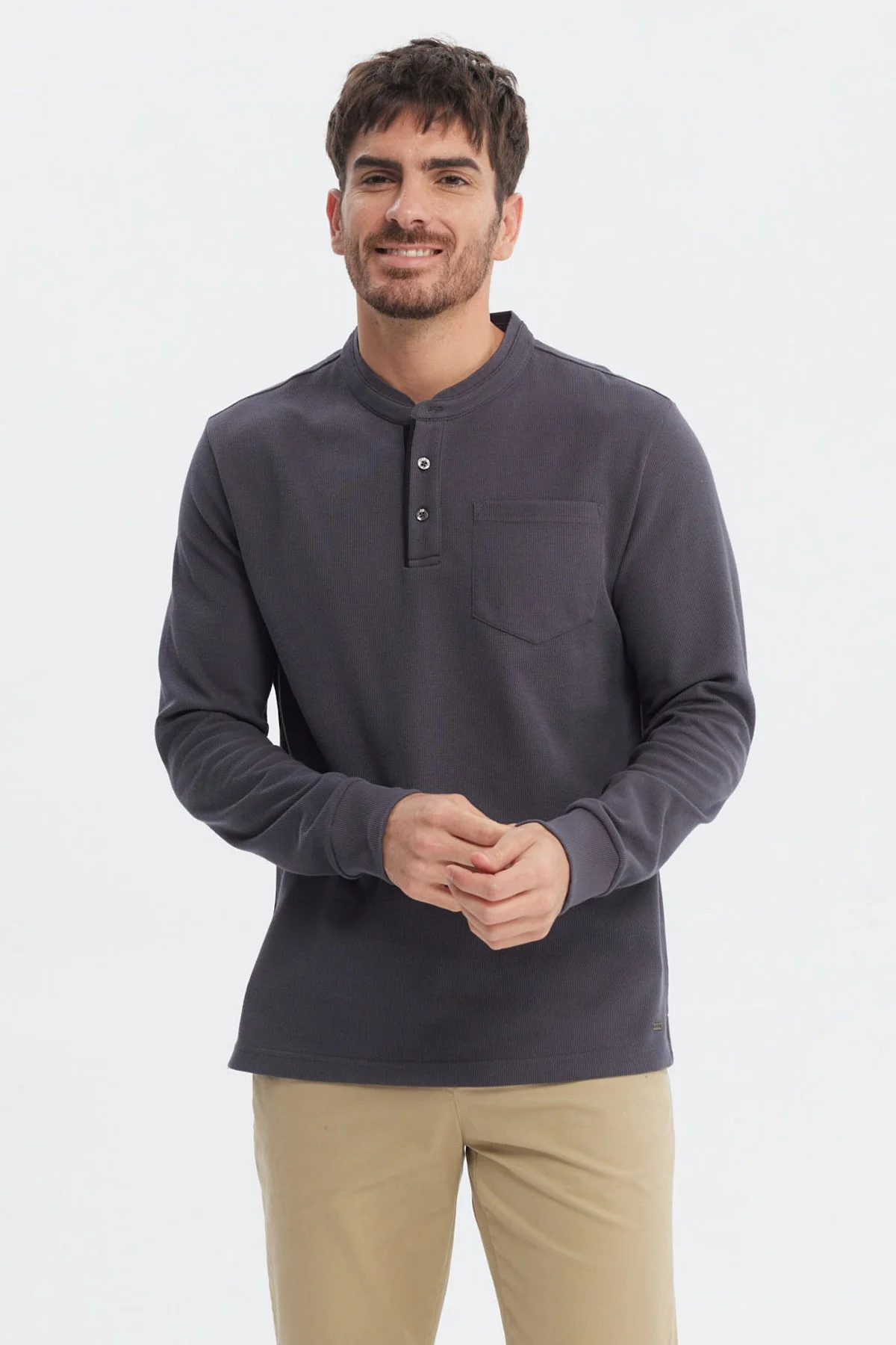 Polera Hombre Slim Marengo
