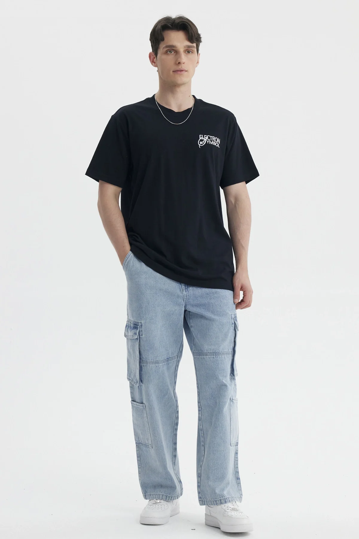 Polera Hombre Slim Negro - Image 4