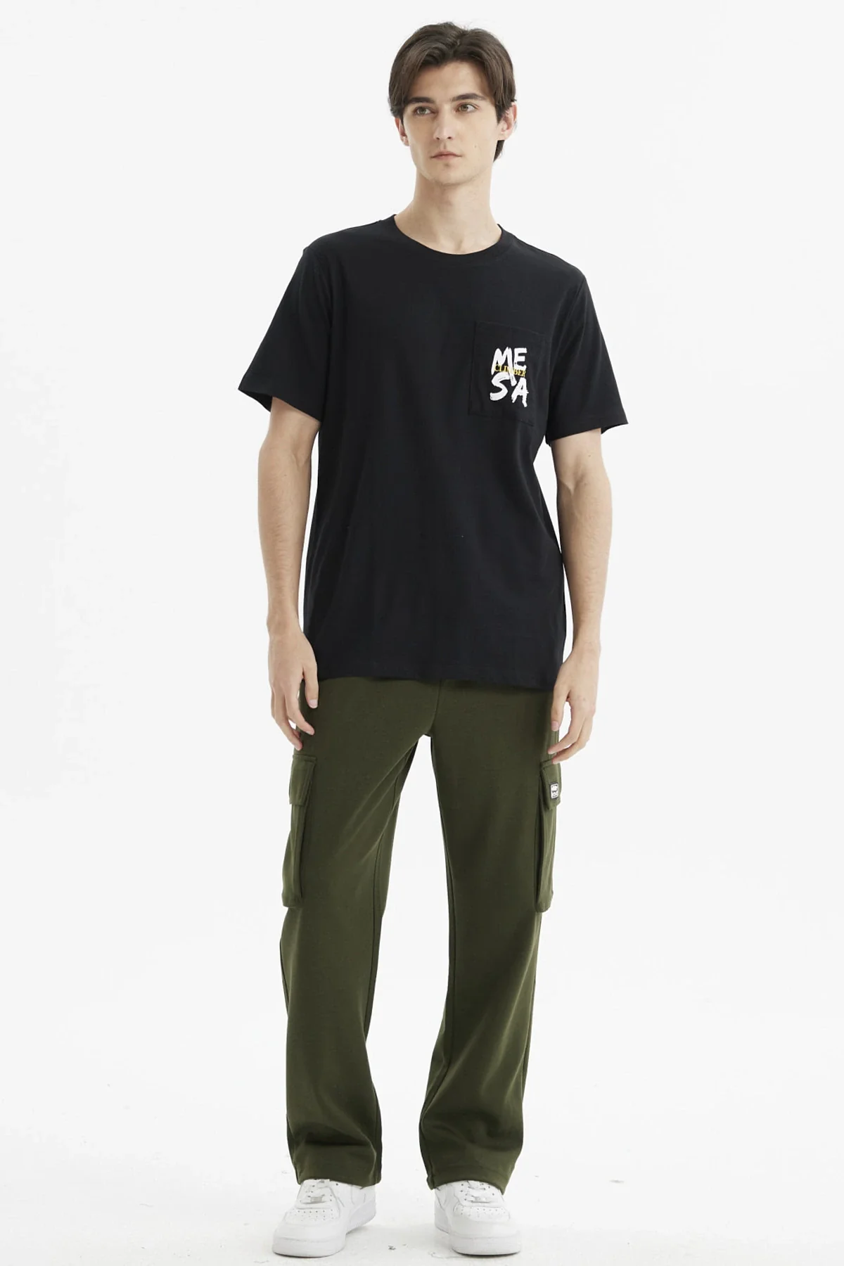 Polera Hombre Slim Negro - Image 4