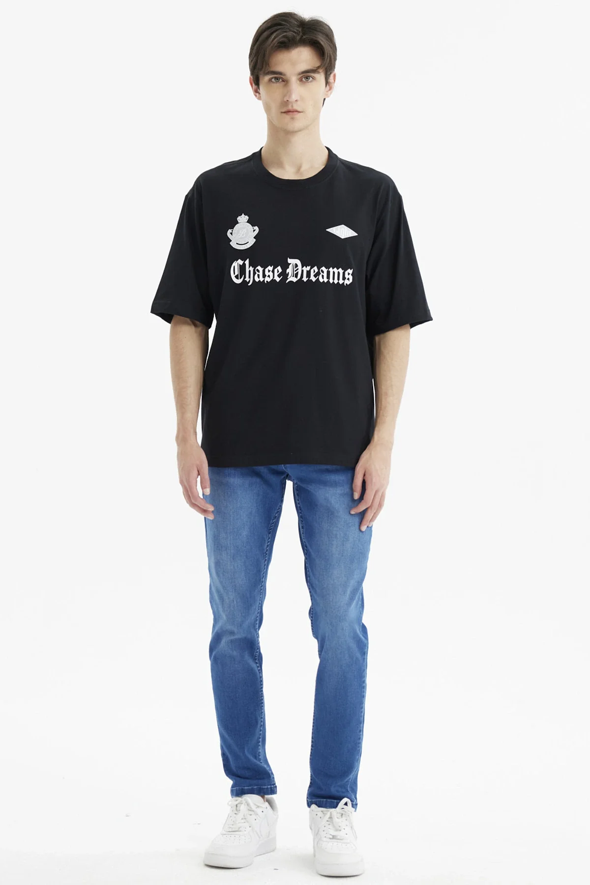 Polera Hombre Slim Negro - Image 4