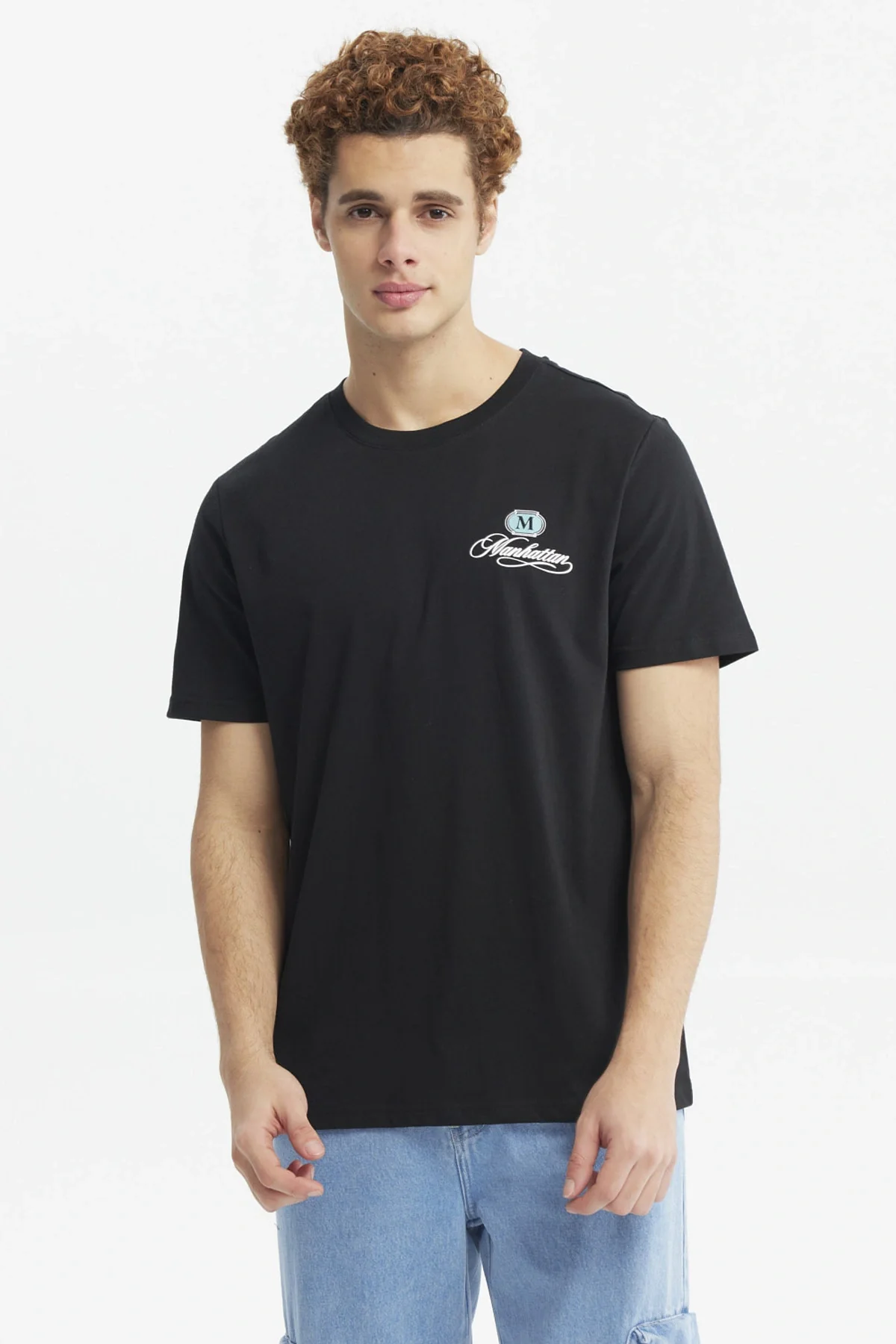 Polera Hombre Slim Negro