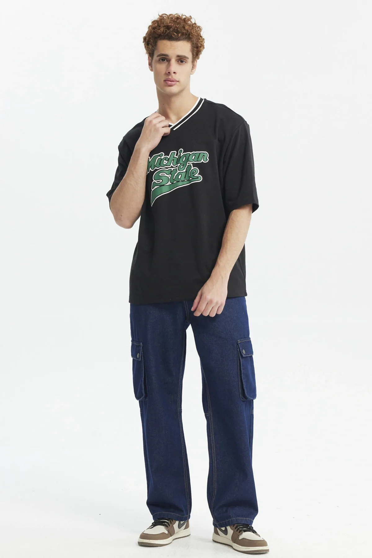 Polera Hombre Slim Negro - Image 4