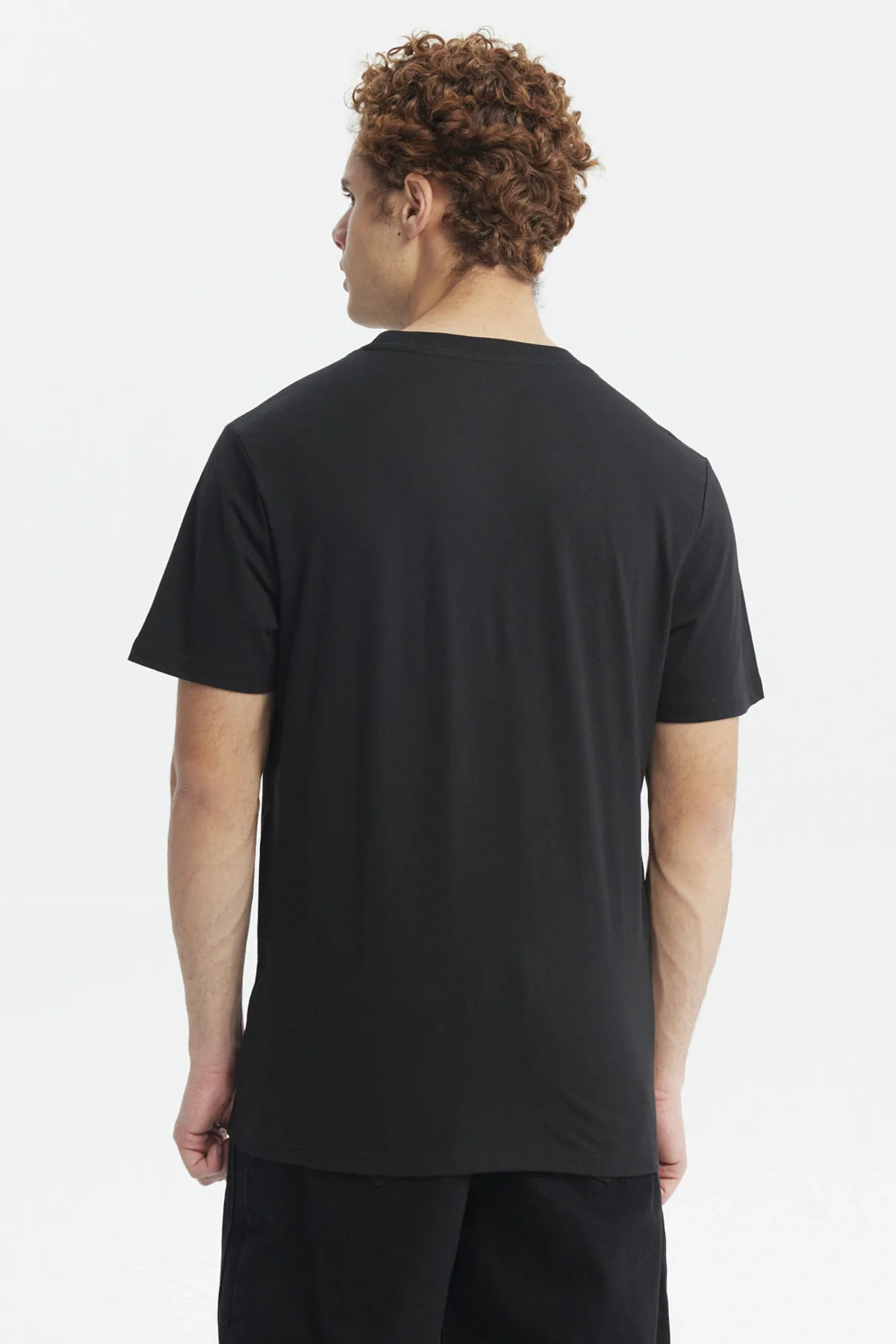 Polera Hombre Slim Negro - Image 3