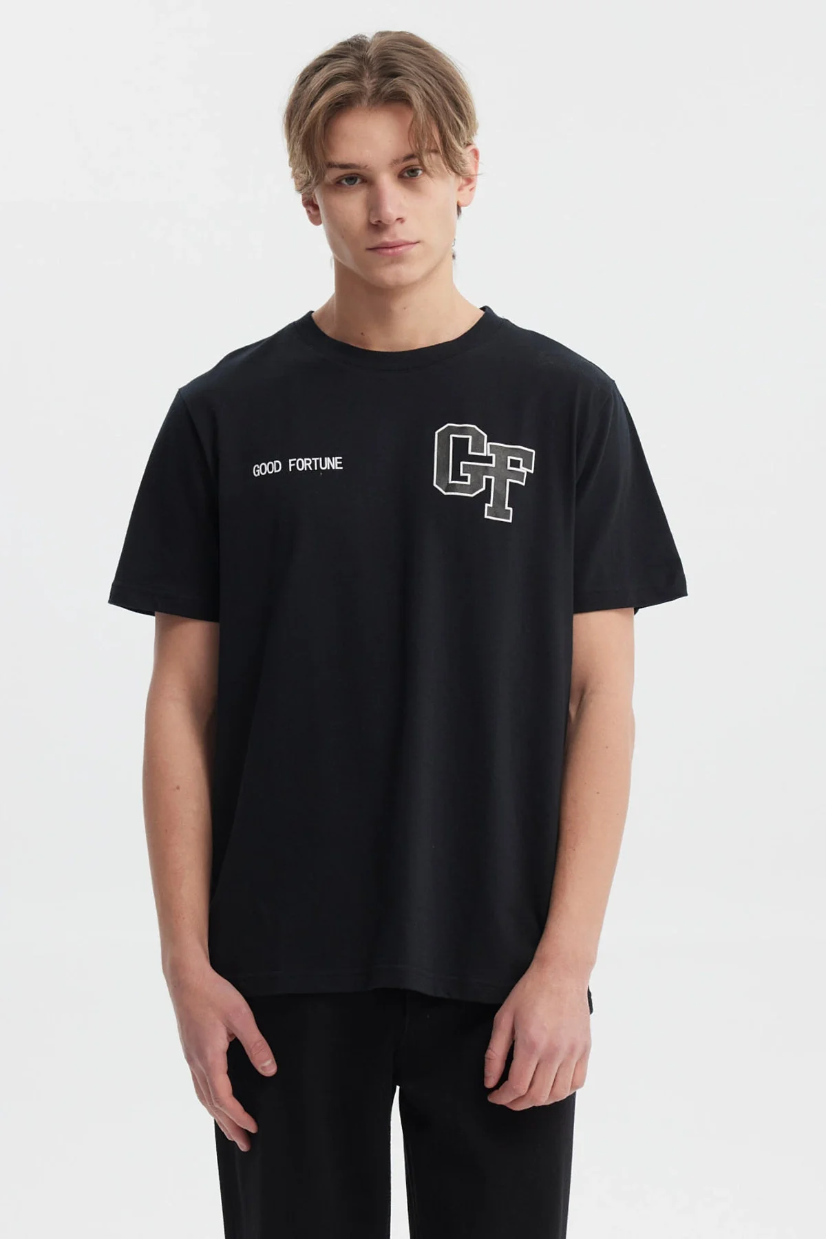 Polera Hombre Slim Negro