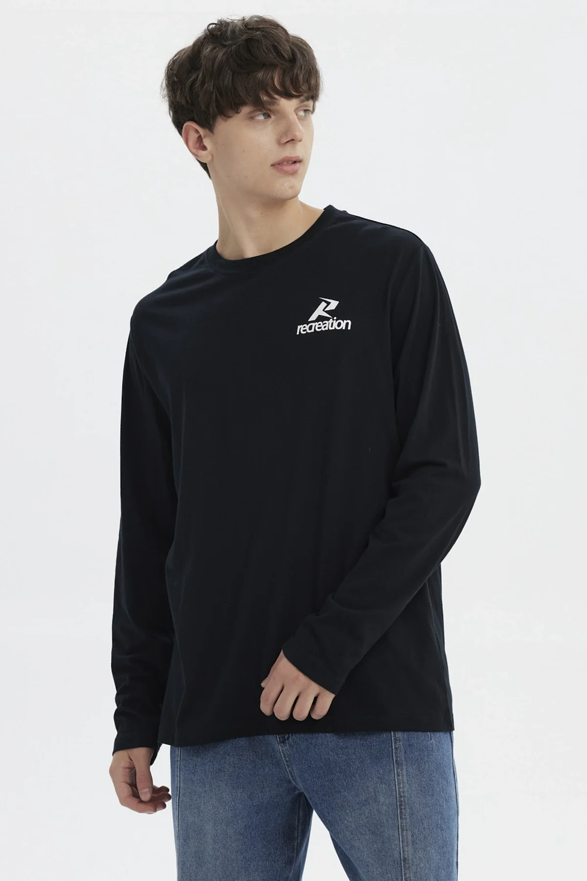 Polera Hombre Slim Negro