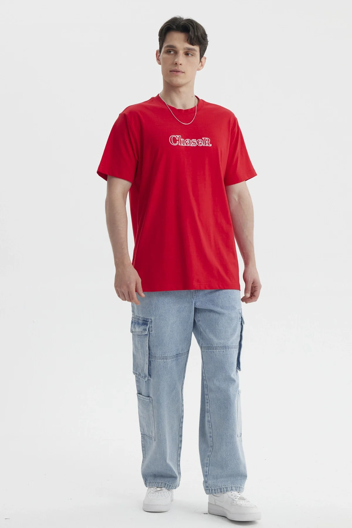 Polera Hombre Slim Rojo - Image 4