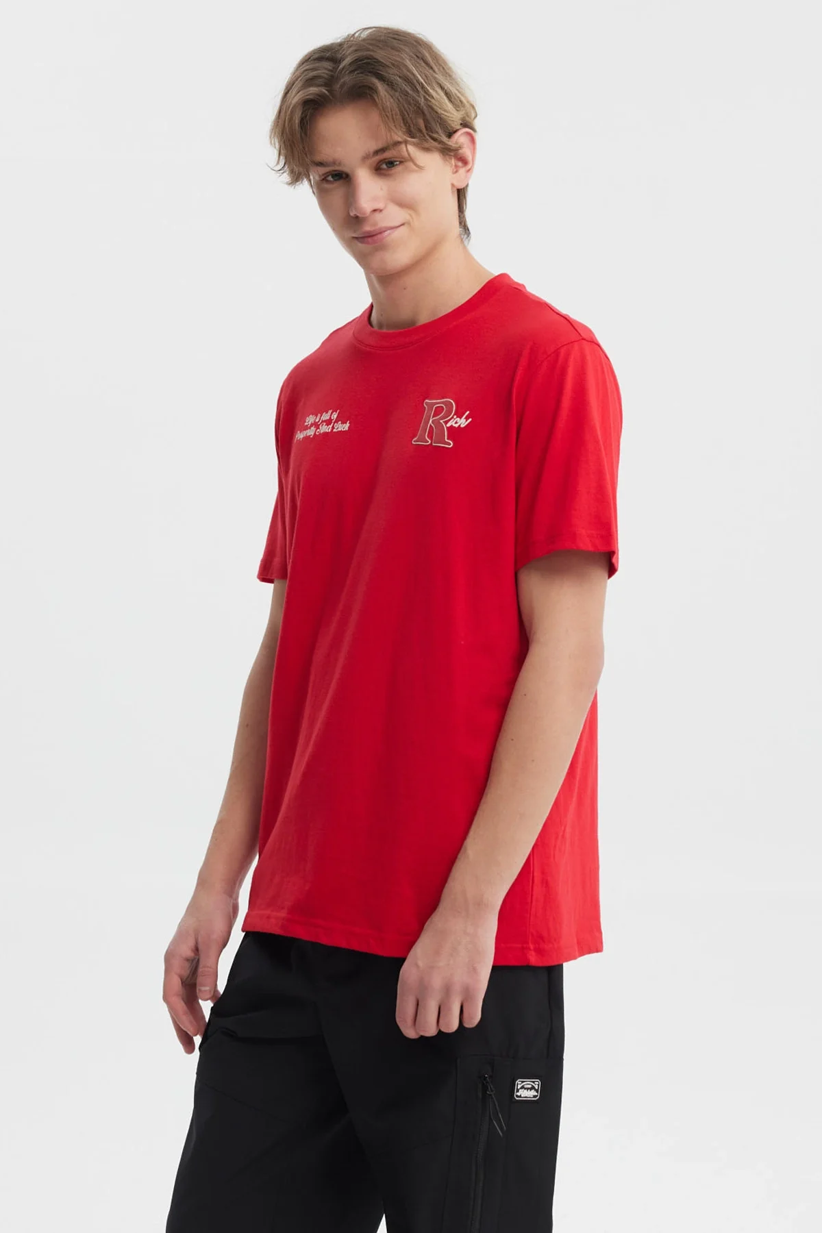 Polera Hombre Slim Rojo - Image 2