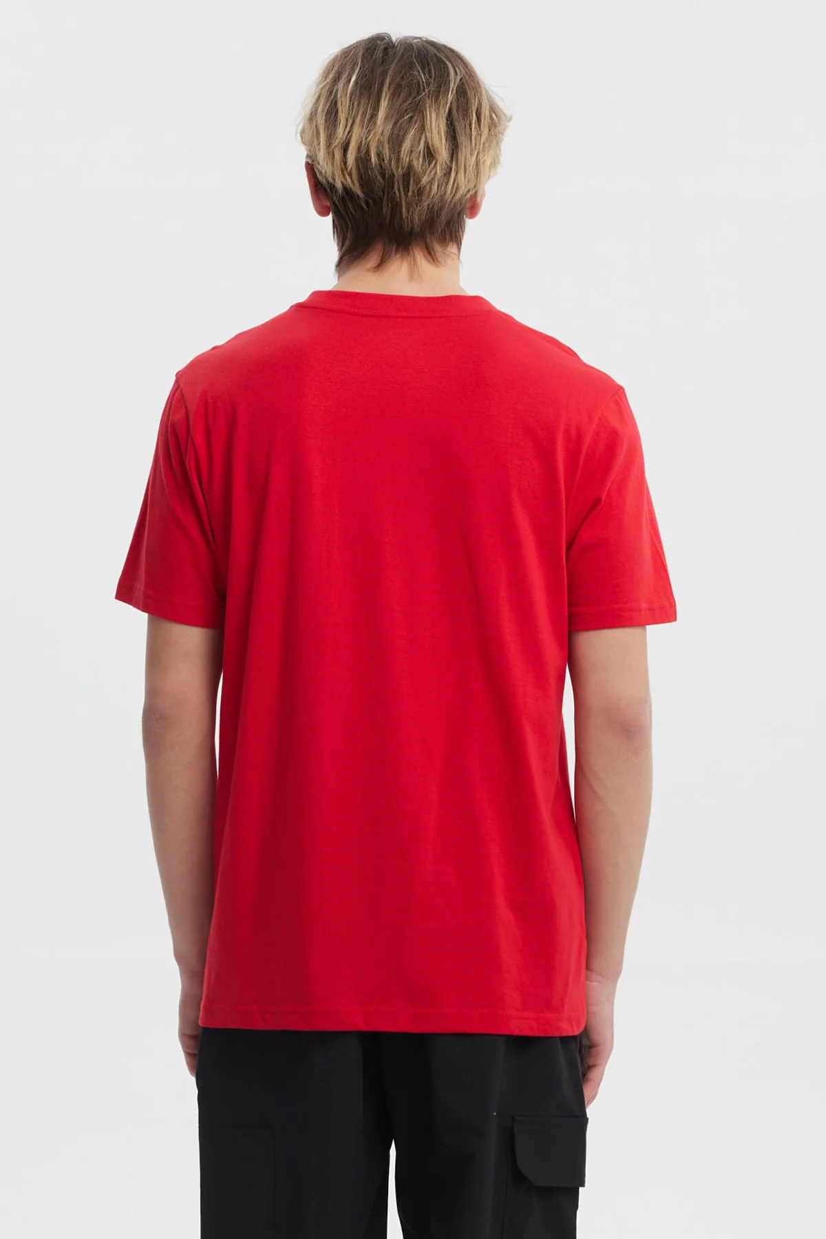 Polera Hombre Slim Rojo - Image 3