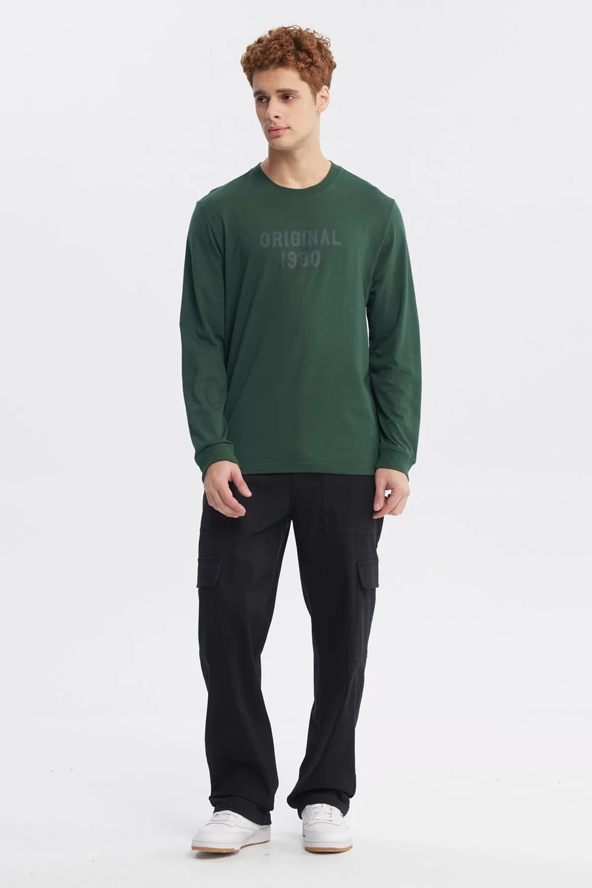 Polera Hombre Slim Verde - Image 4