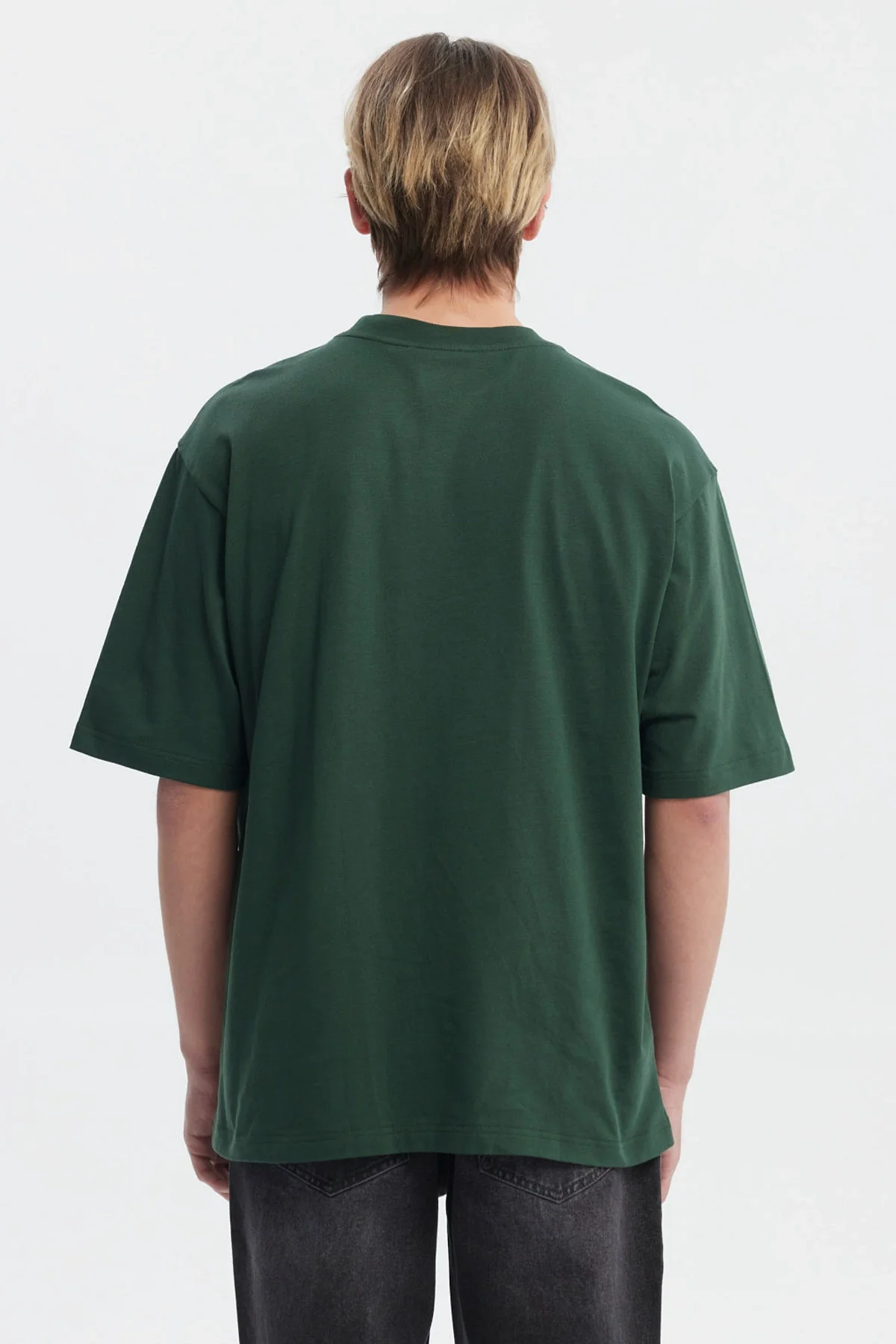 Polera Hombre Slim Verde - Image 3