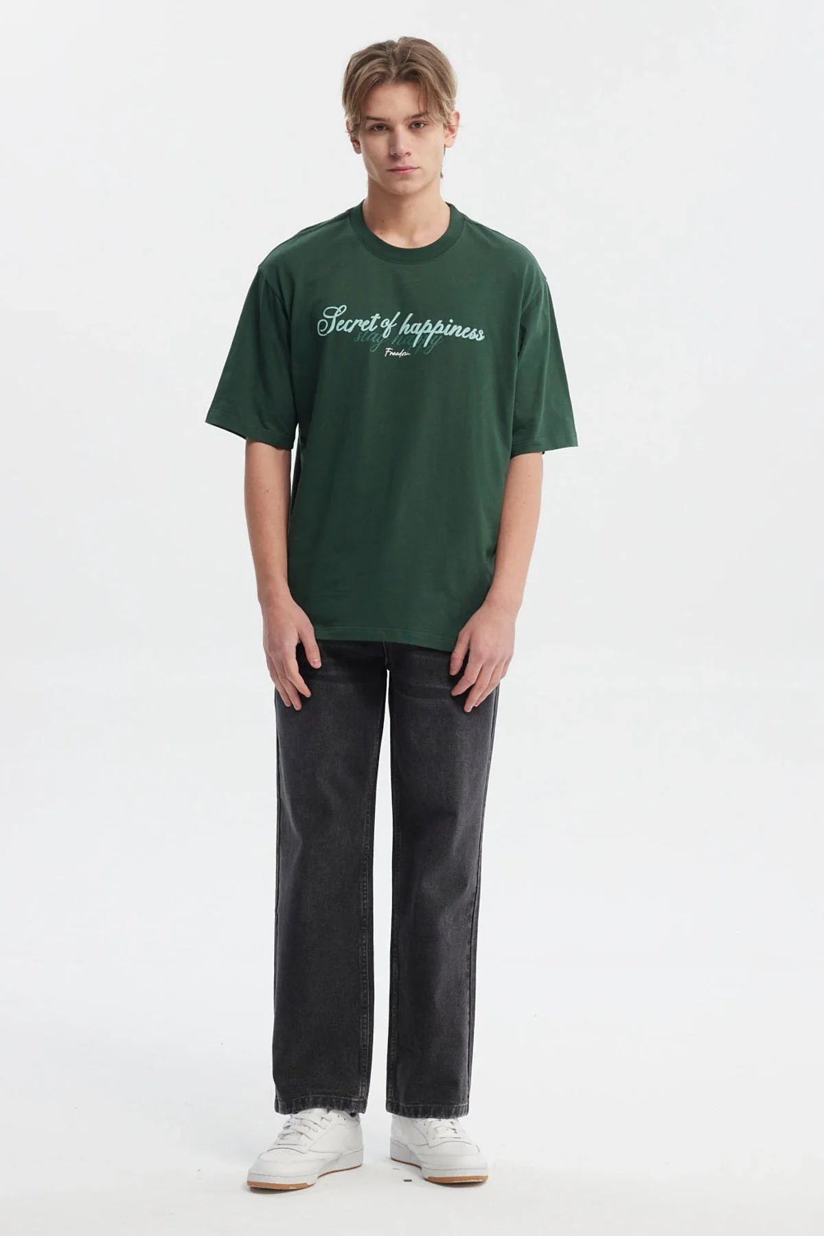 Polera Hombre Slim Verde - Image 4