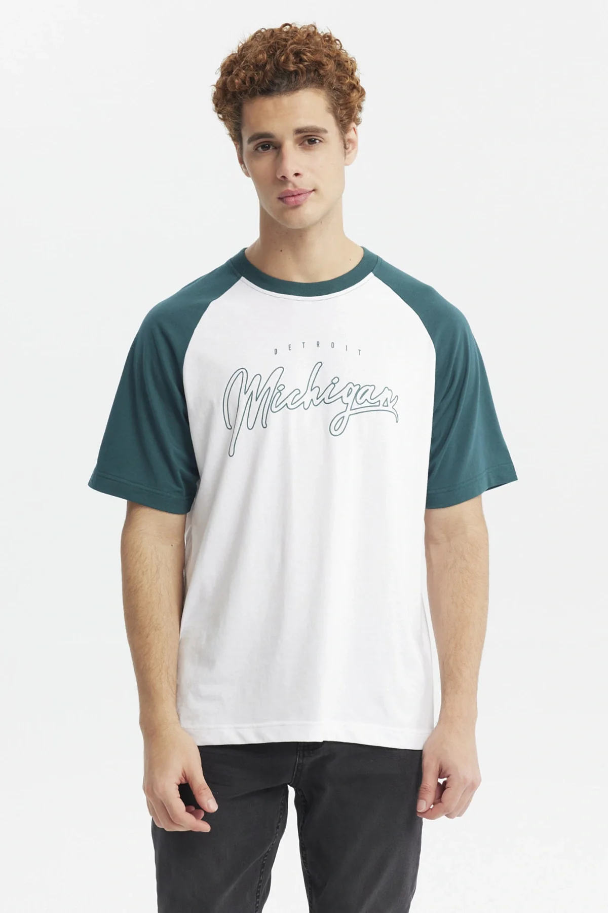 Polera Hombre Slim Verde