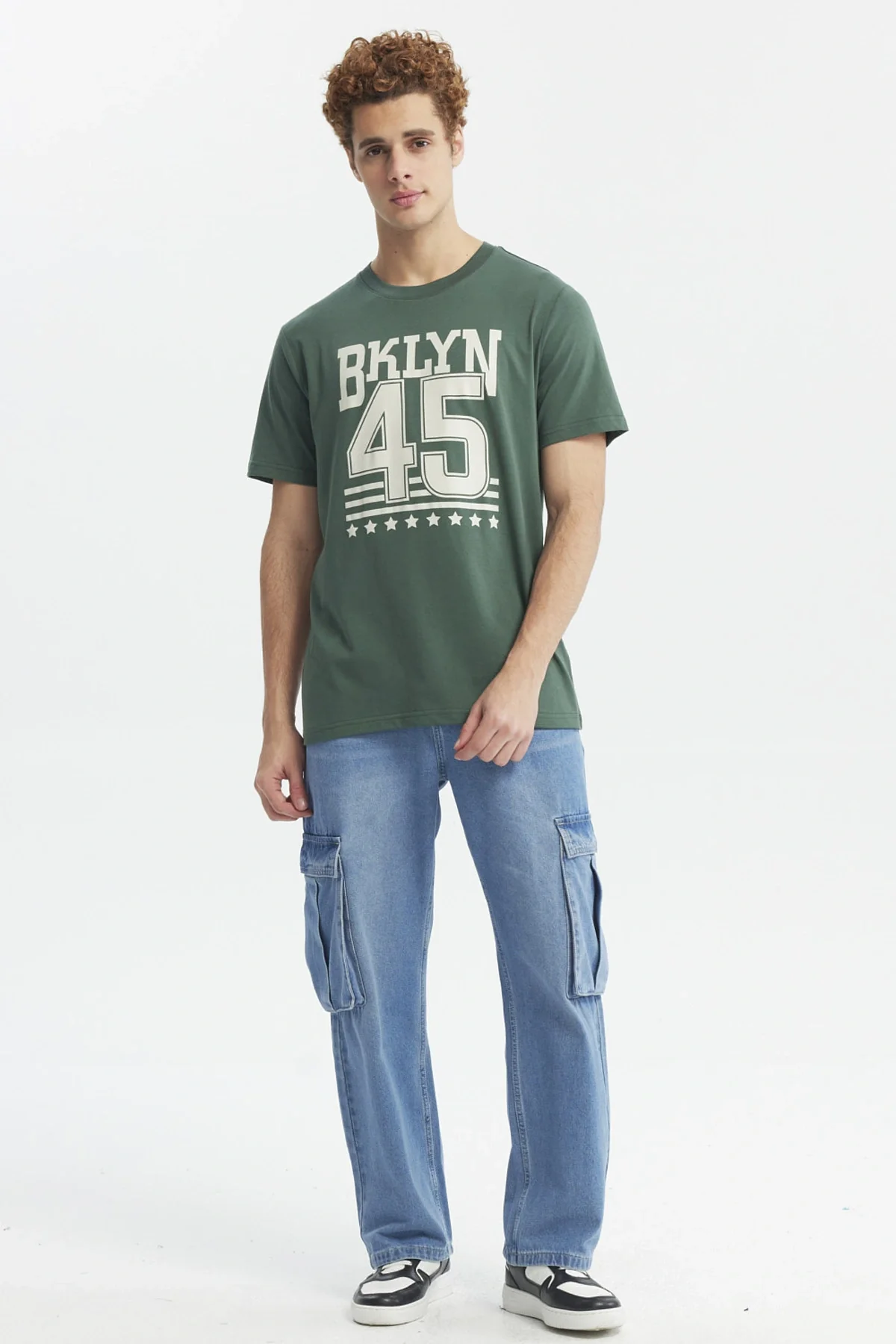 Polera Hombre Slim Verde - Image 4