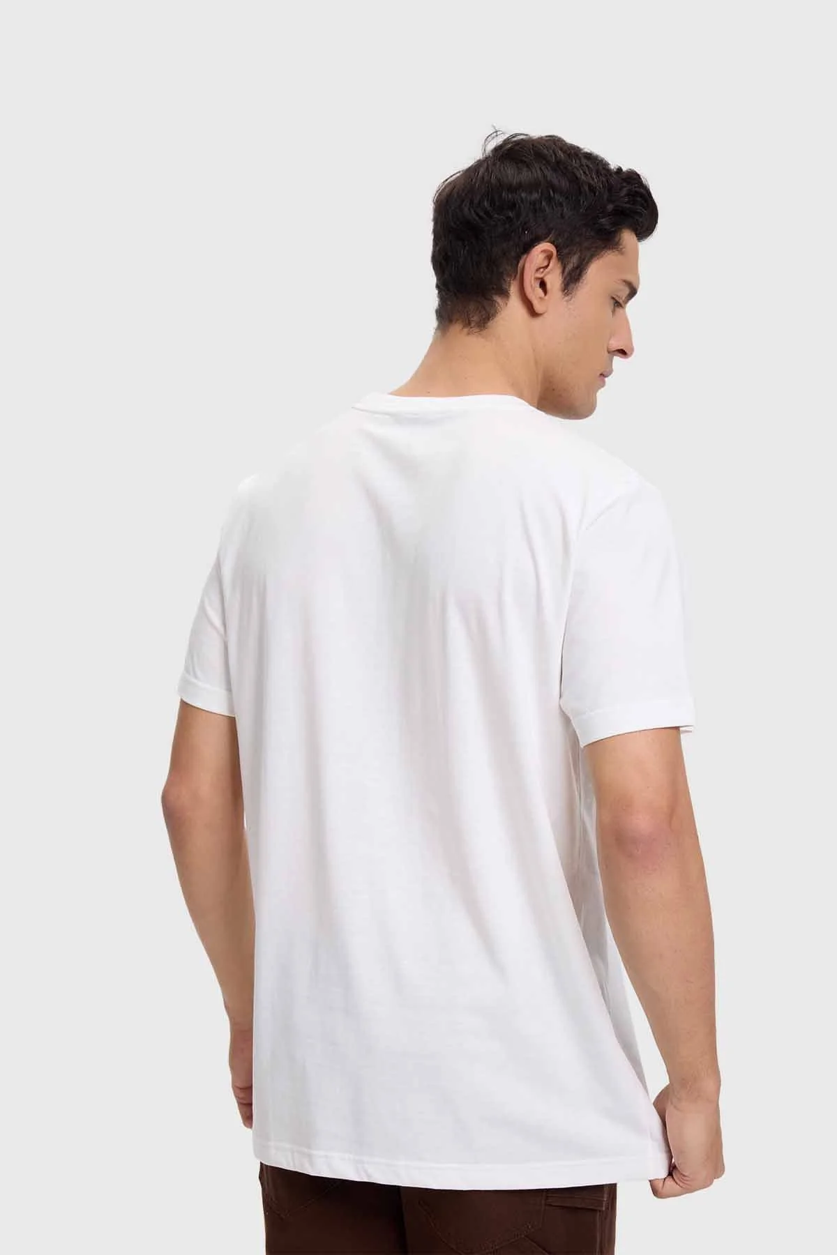 Polera Hombre Sports Basket Blanco - Image 3