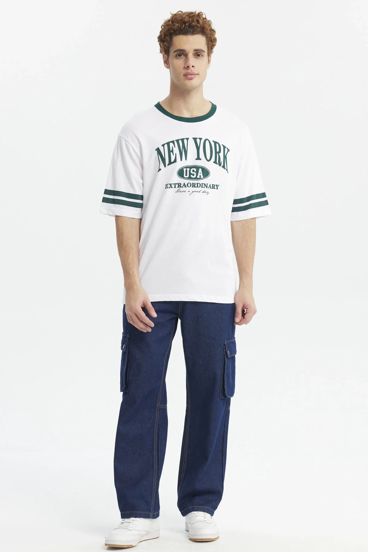 Polera Hombre Urban City Usa Blanco - Image 4