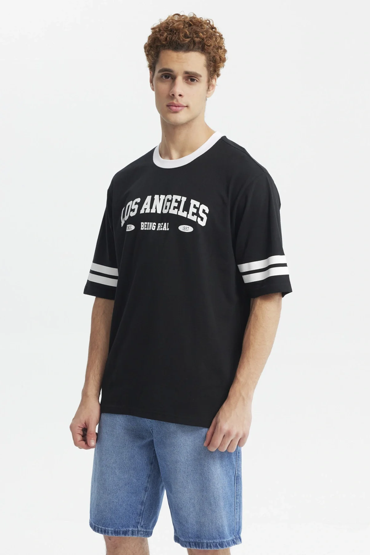 Polera Hombre Urban City Usa Negro - Image 2