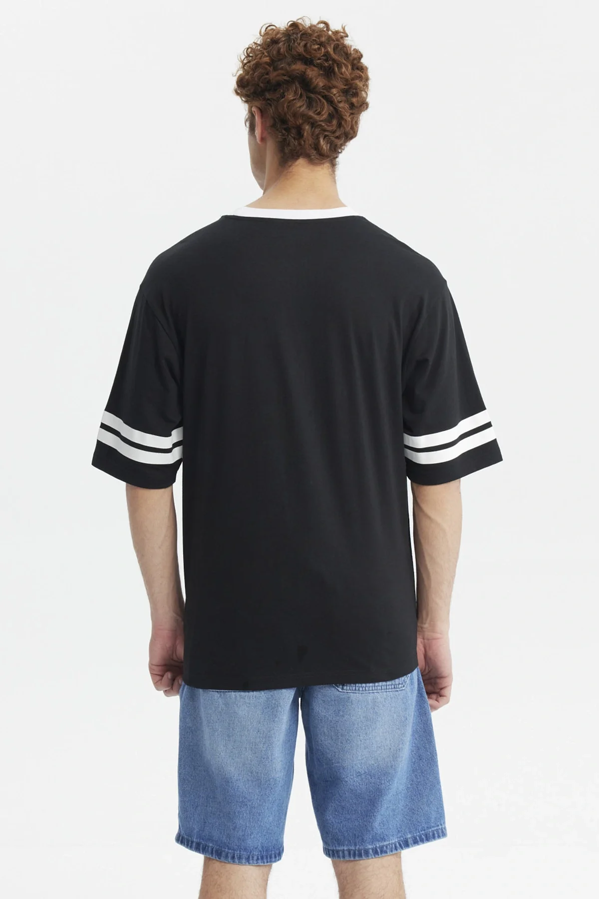 Polera Hombre Urban City Usa Negro - Image 3