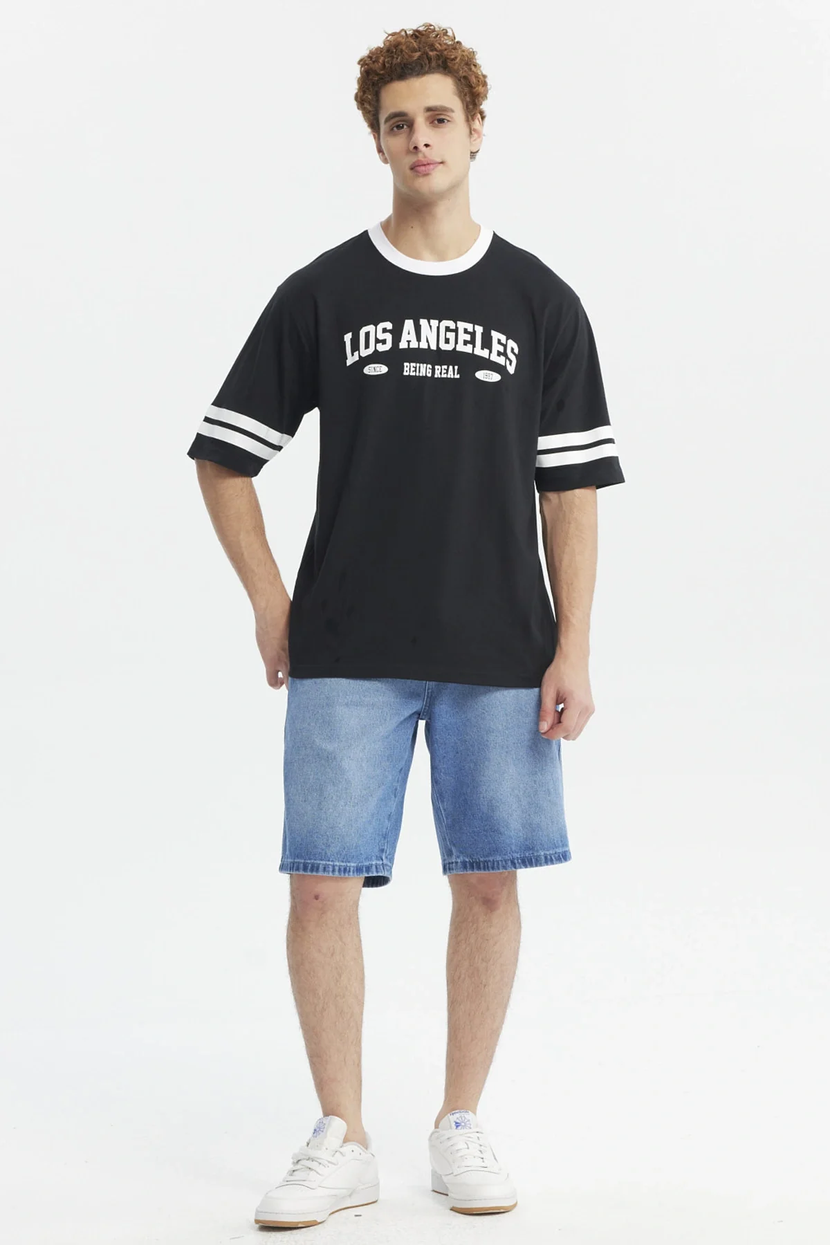 Polera Hombre Urban City Usa Negro - Image 4
