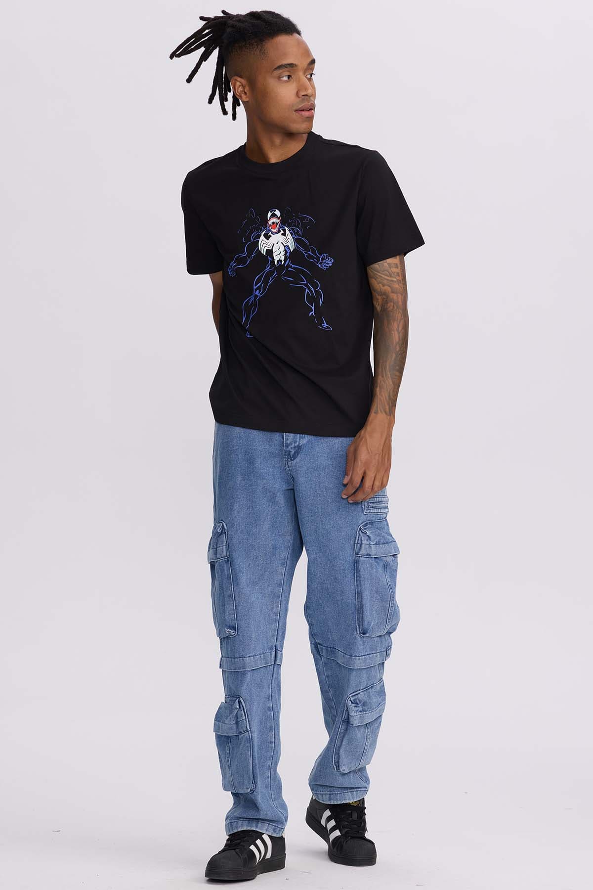 Polera Hombre Venom Negro - Image 4