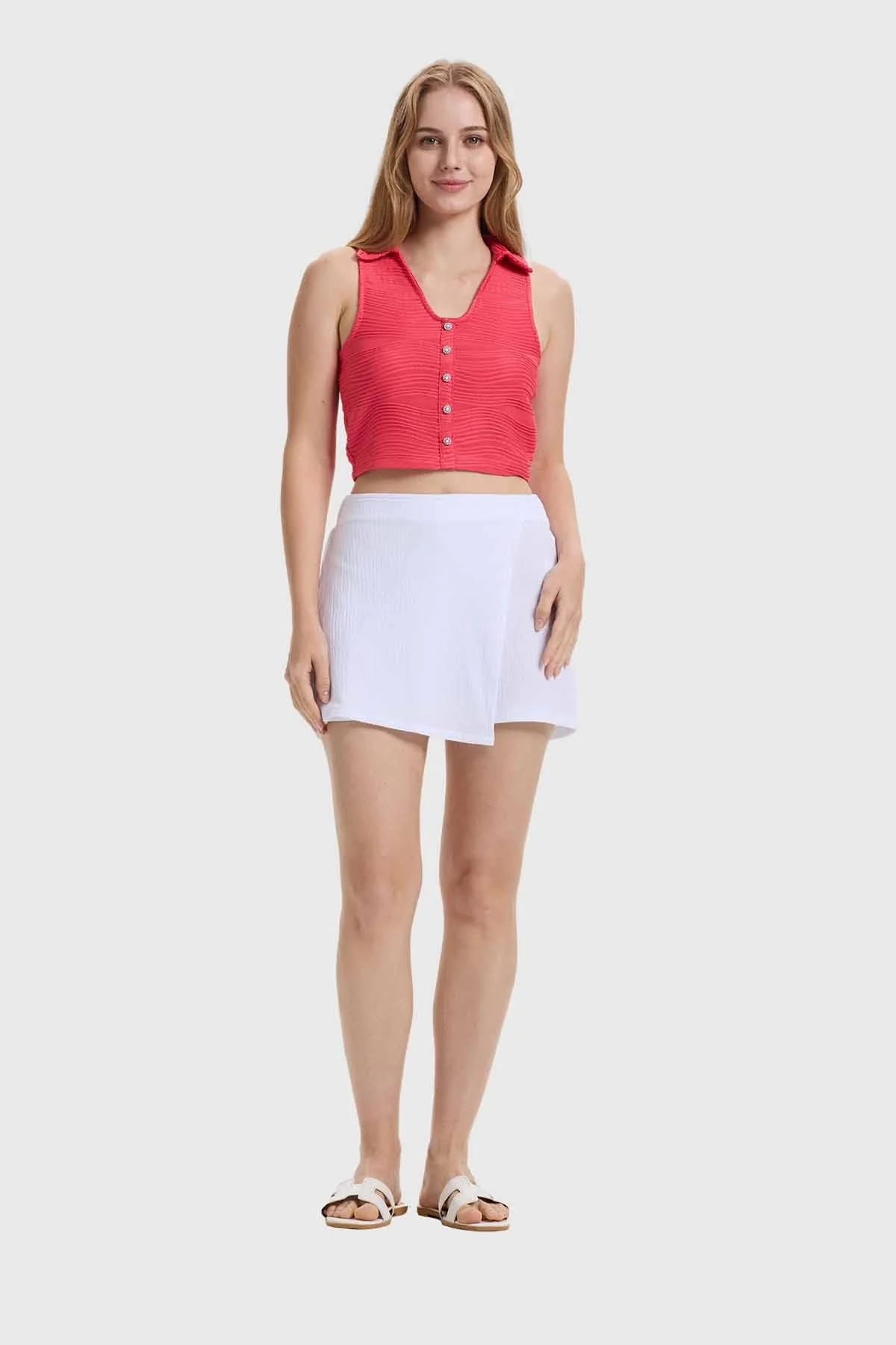 Polera Mujer Abotonada Rosado - Image 4
