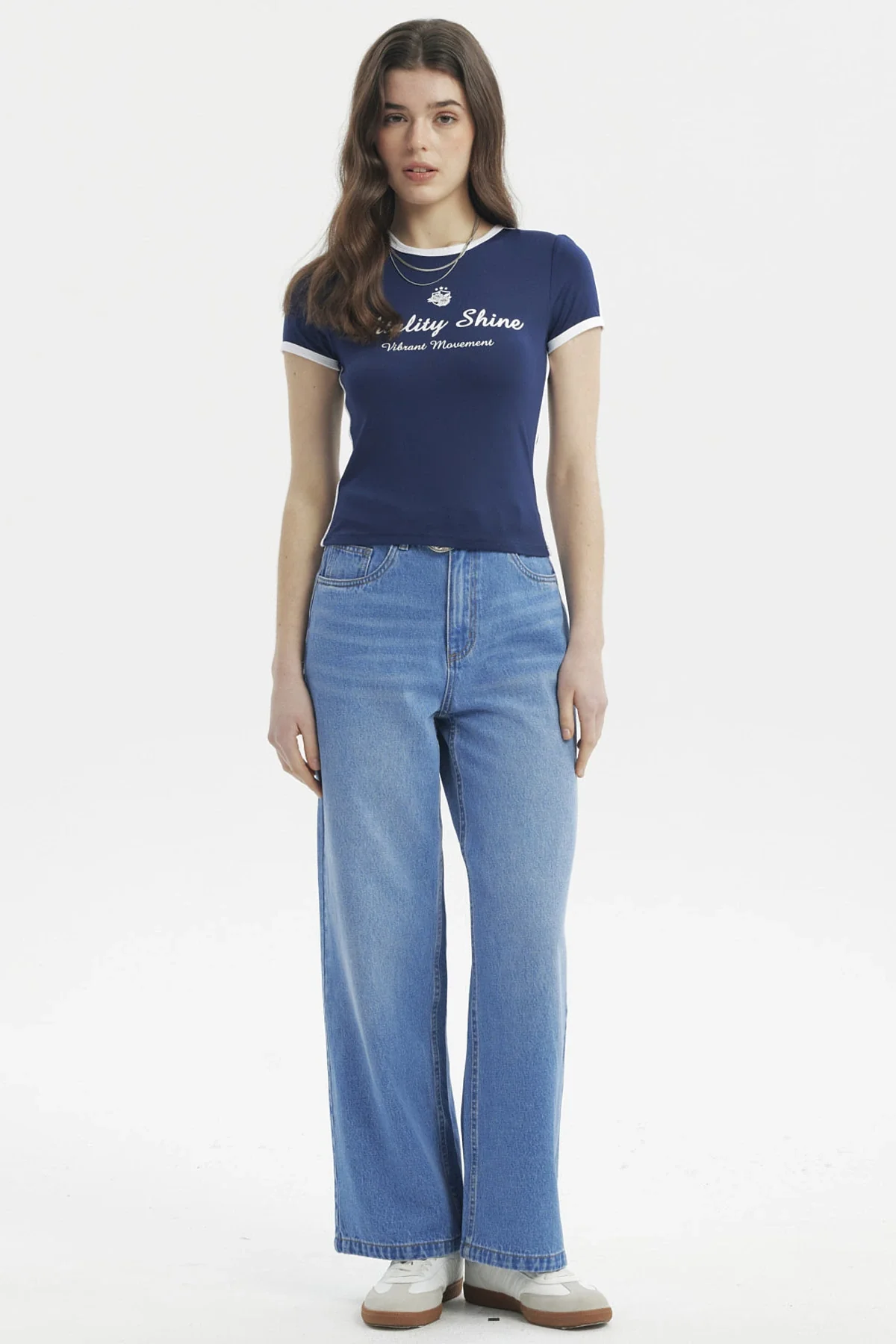 Polera Mujer Ajustado Azul - Image 4