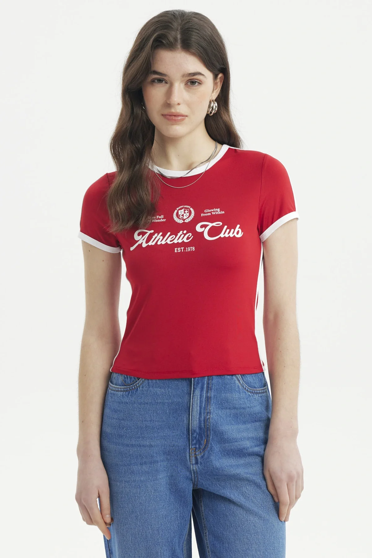 Polera Mujer Ajustado Rojo