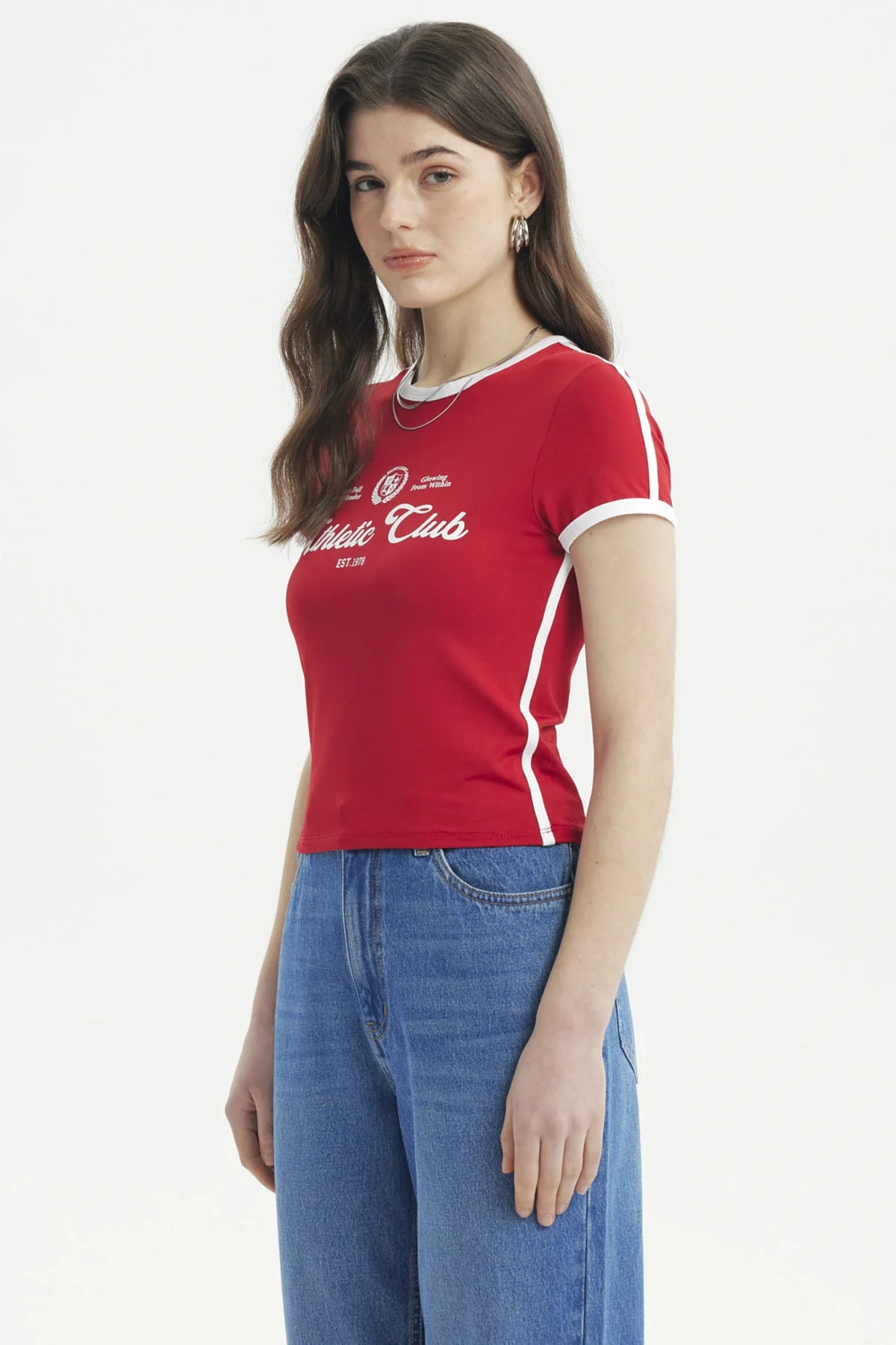 Polera Mujer Ajustado Rojo - Image 2