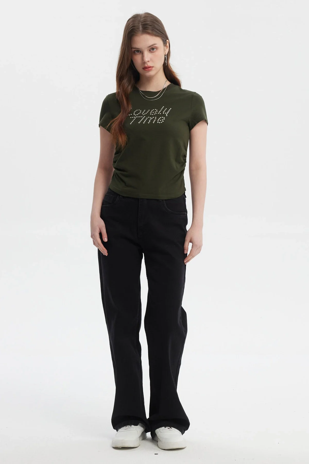 Polera Mujer Ajustado Verde - Image 4