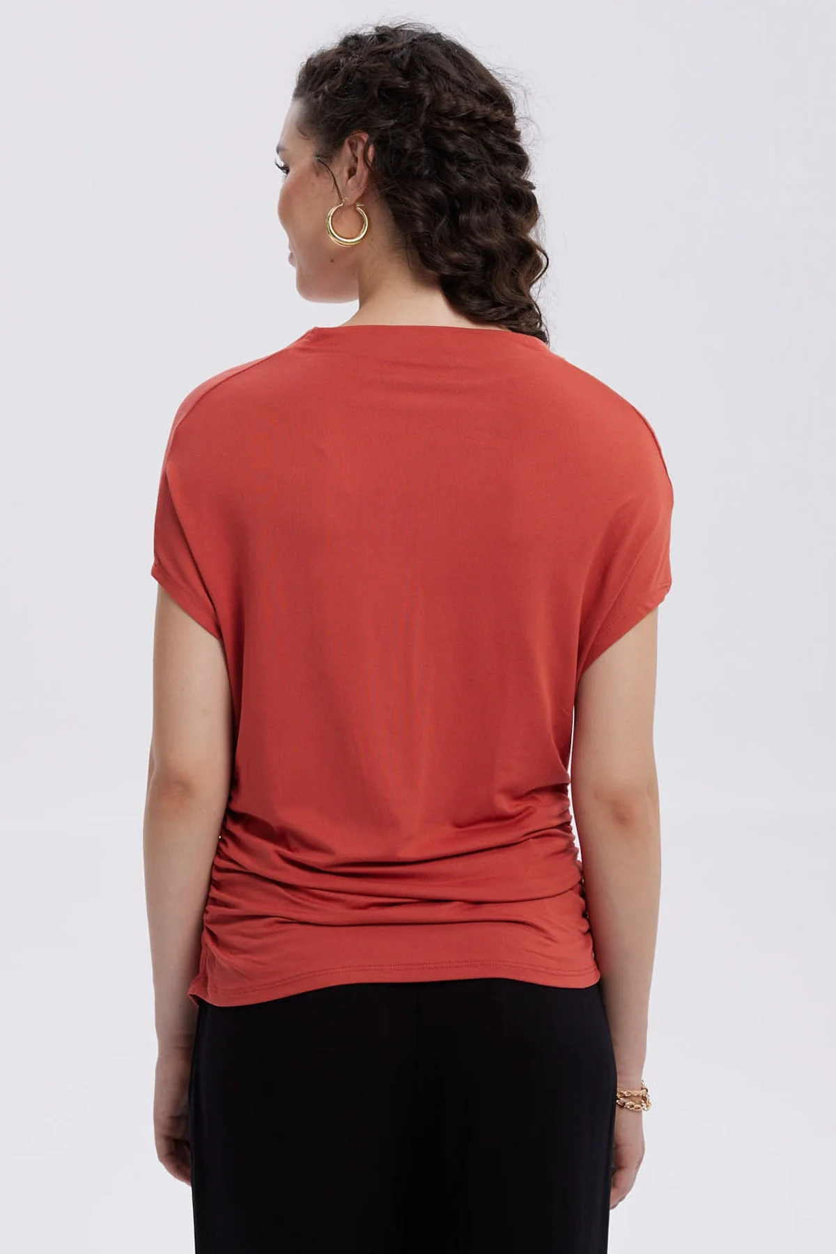 Polera Mujer Animal Print Terracota - Image 3
