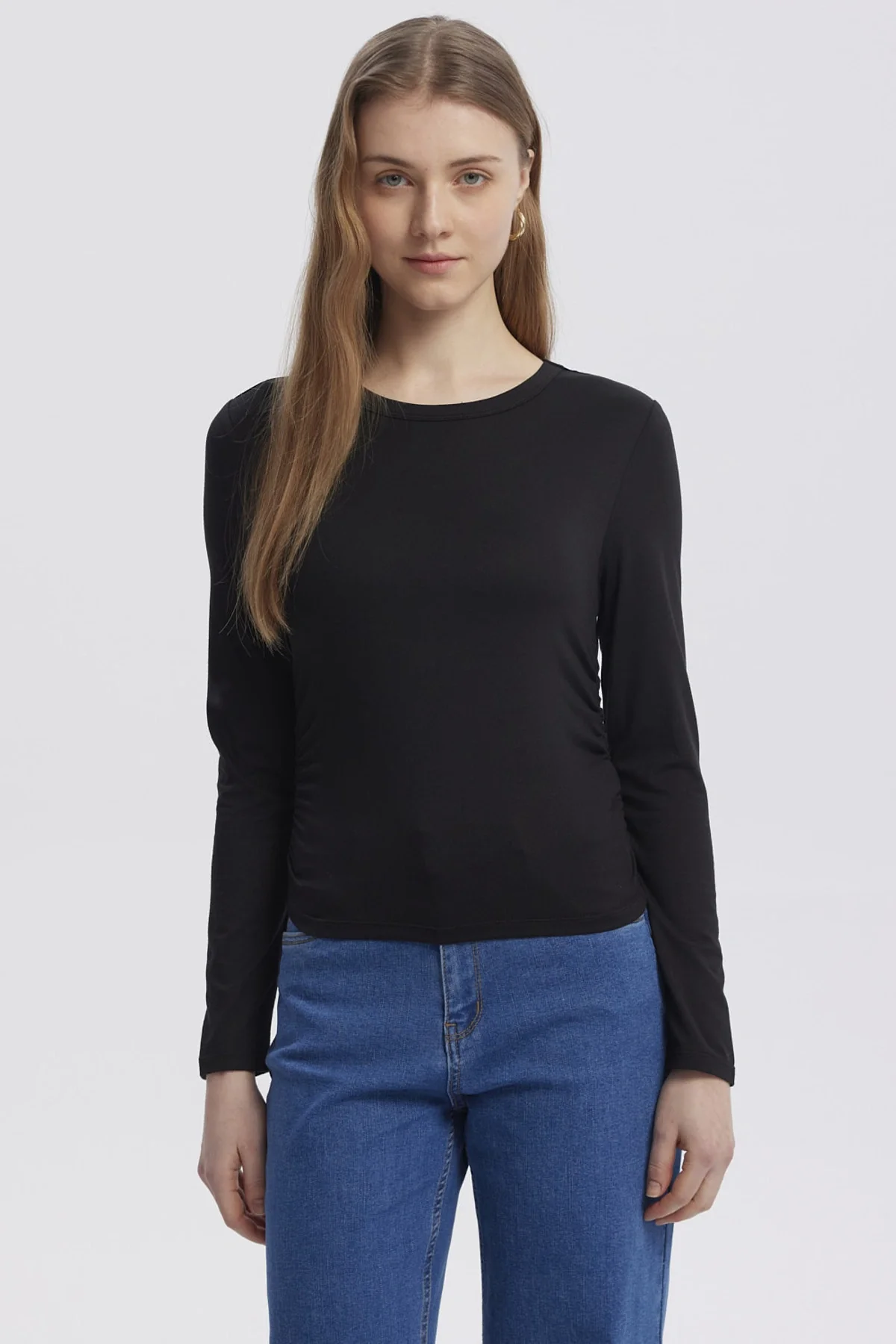 Polera Mujer Basic Negro