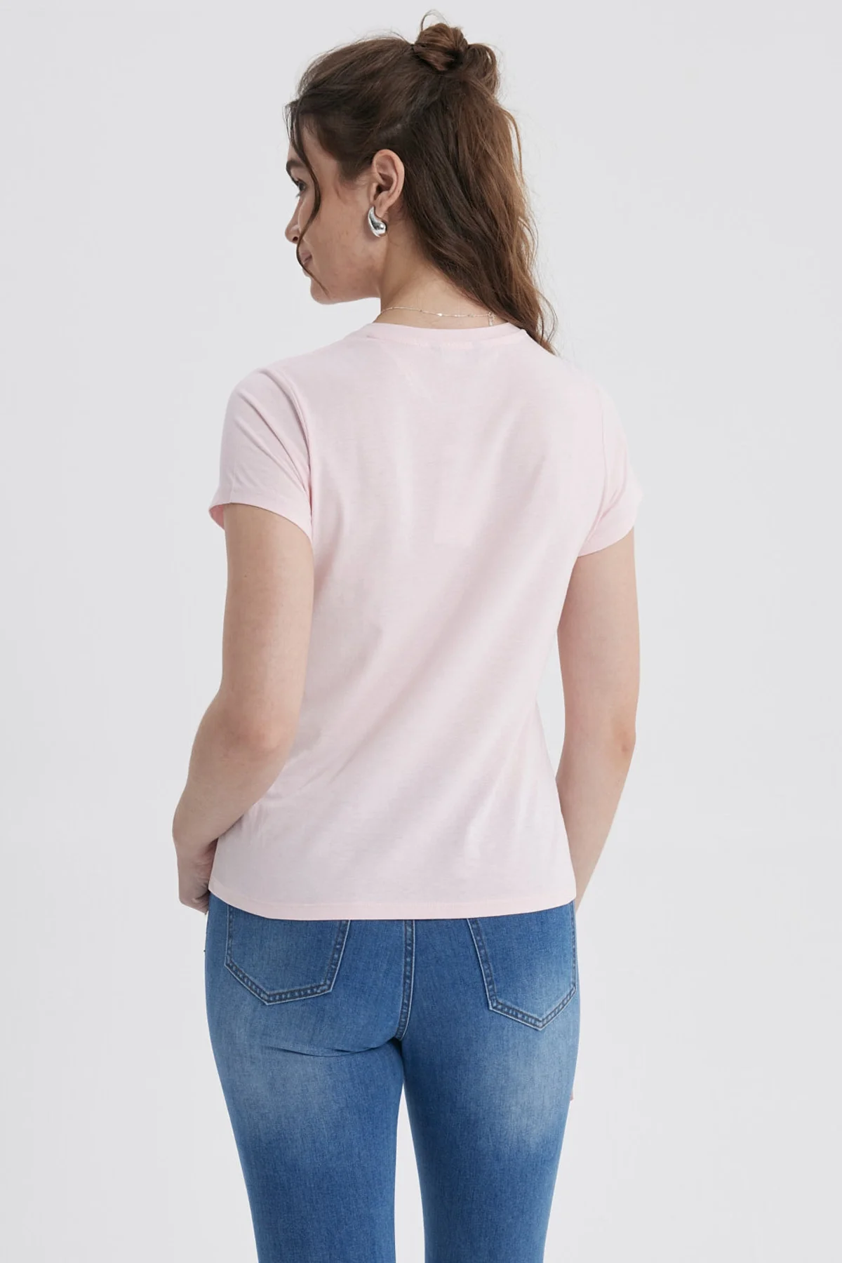 Polera Mujer Básica Print Rosa - Image 3
