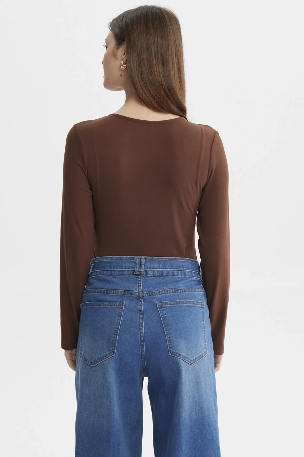 Polera Mujer Body Café Oscuro - Image 3