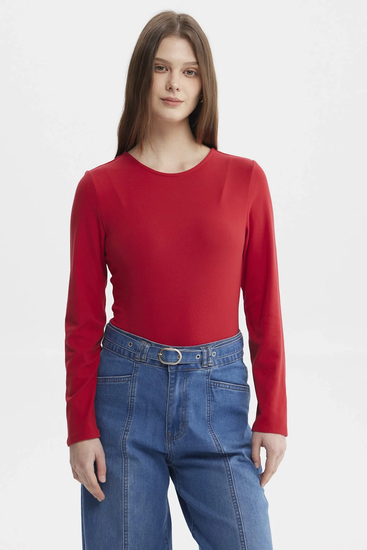 Polera Mujer Body Rojo