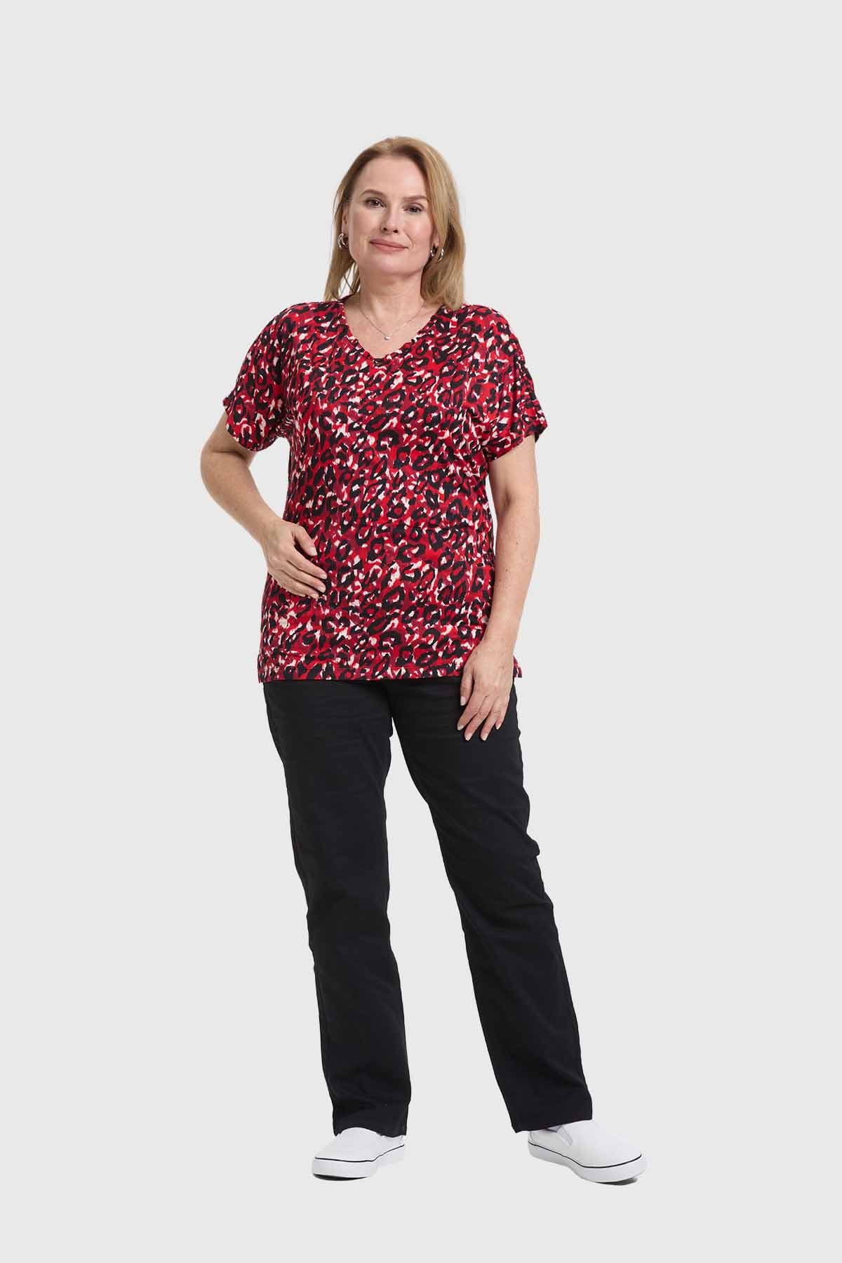 Polera Mujer Rojo - Image 4