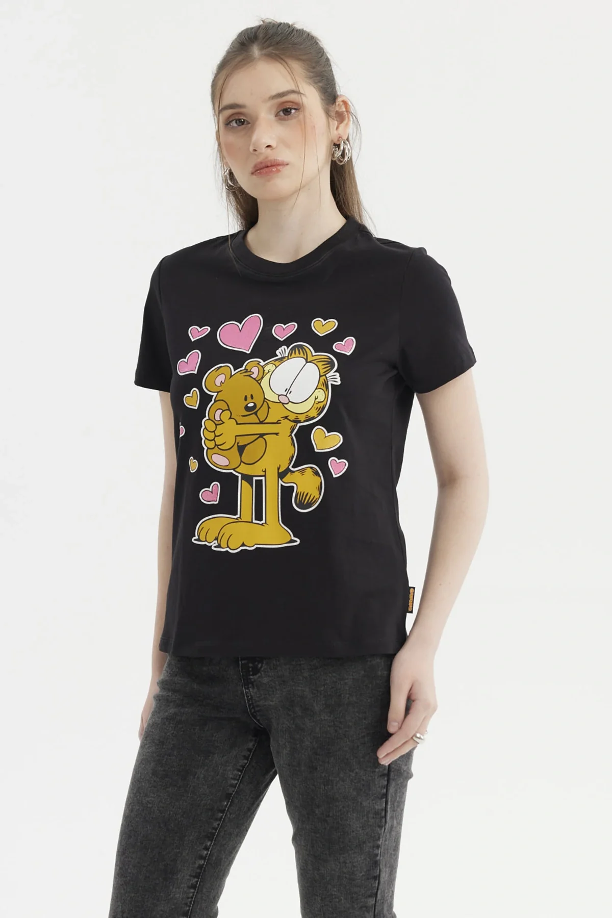 Polera Mujer Garfield Negro - Image 2