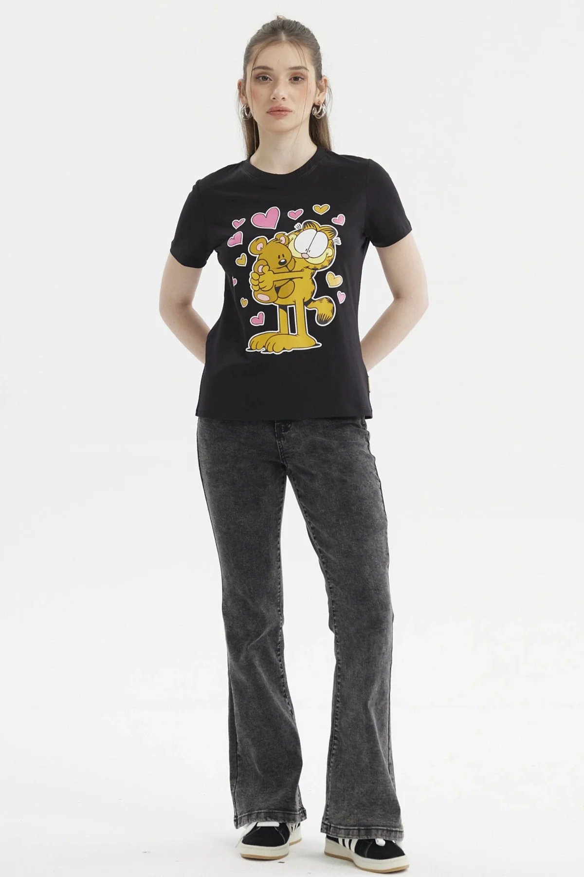 Polera Mujer Garfield Negro - Image 4