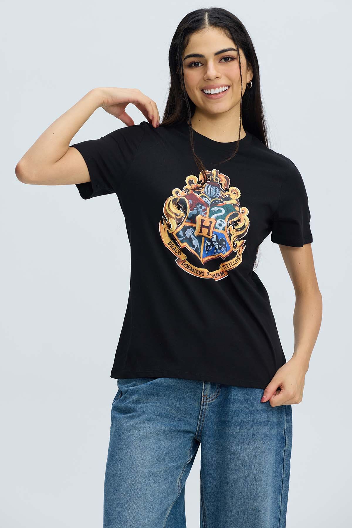 Polera Mujer Harry Potter Negro - Image 2