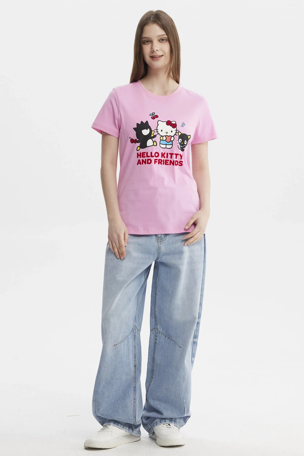 Polera Mujer Hello Kitty Rosado - Image 4