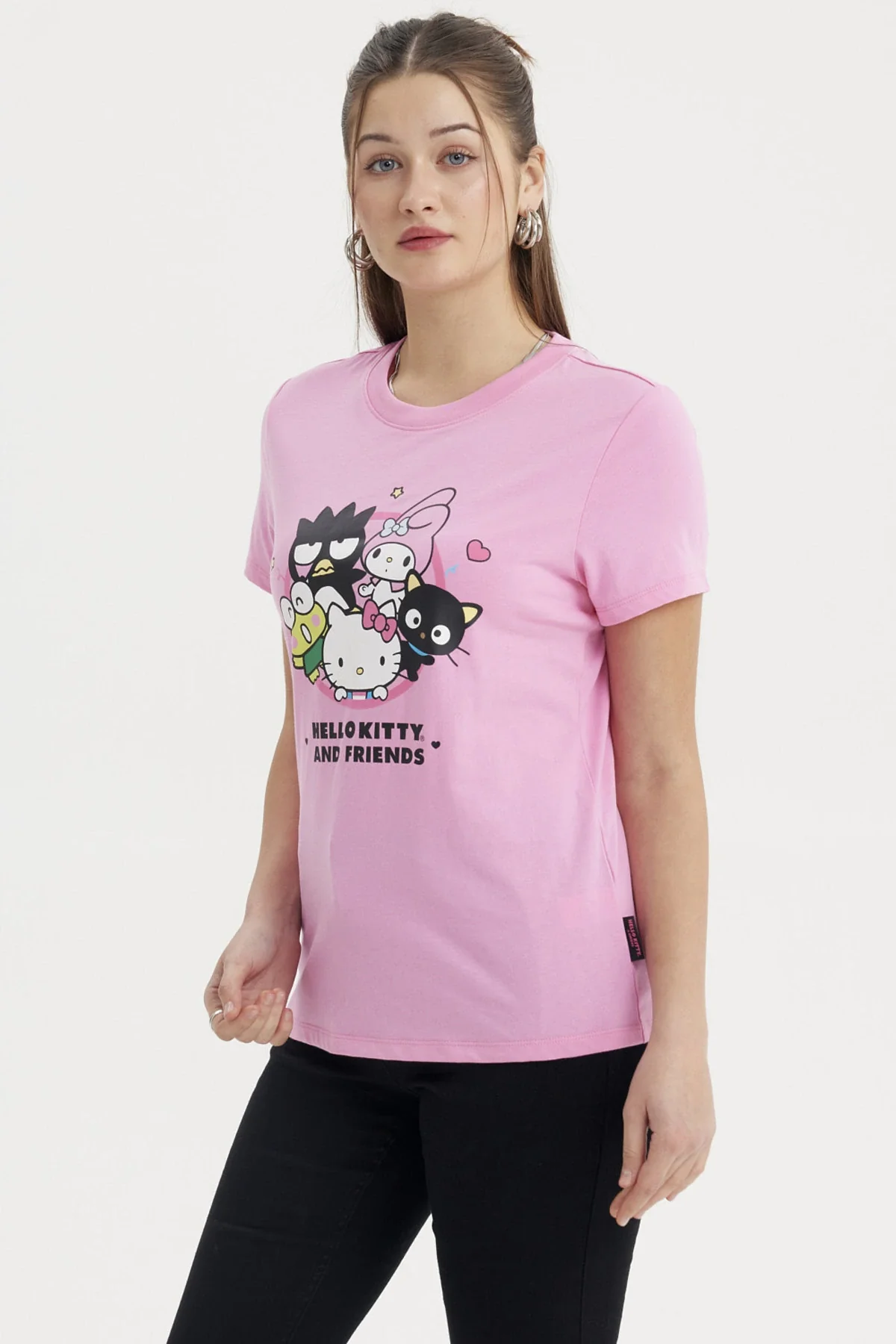 Polera Mujer Hello Kitty Rosado - Image 2