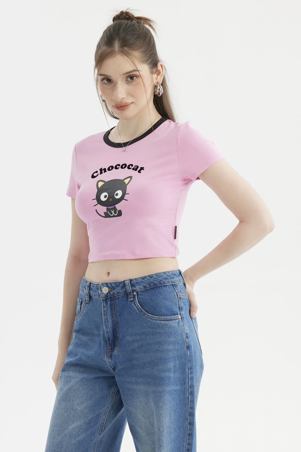 Polera Mujer Hello Kitty Rosado - Image 2