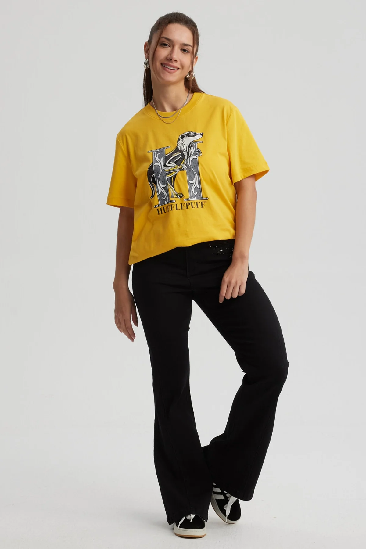 Polera Mujer Hufflepuff Amarillo - Image 4