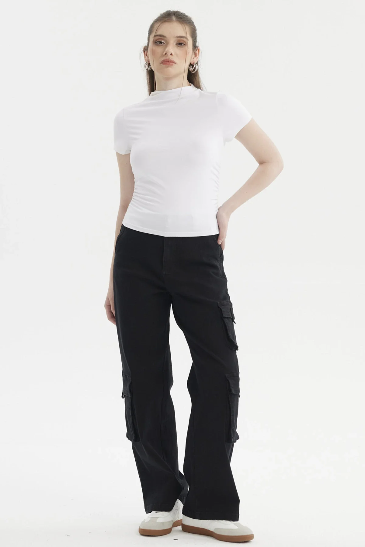 Polera Mujer Lisa Blanco - Image 4