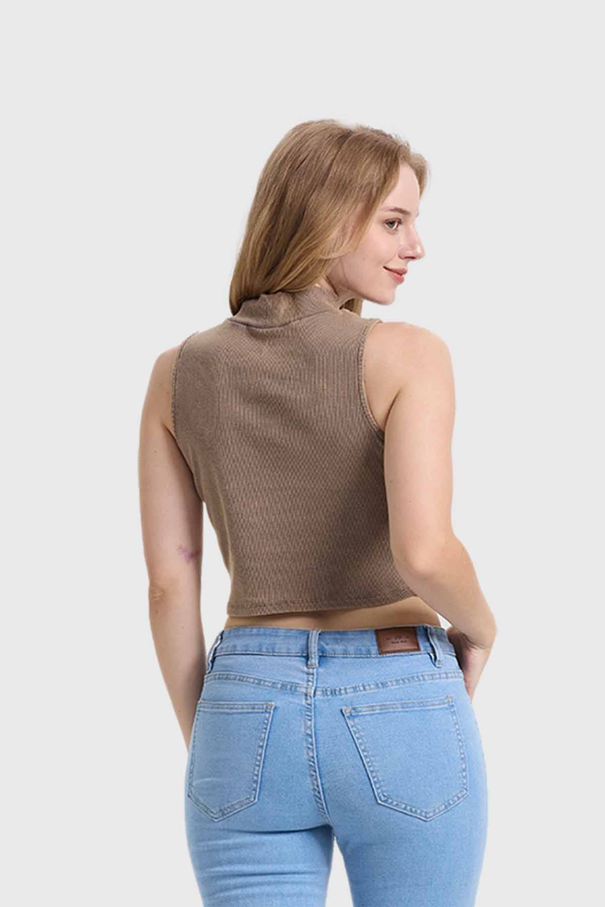 Polera Mujer Gris - Image 3
