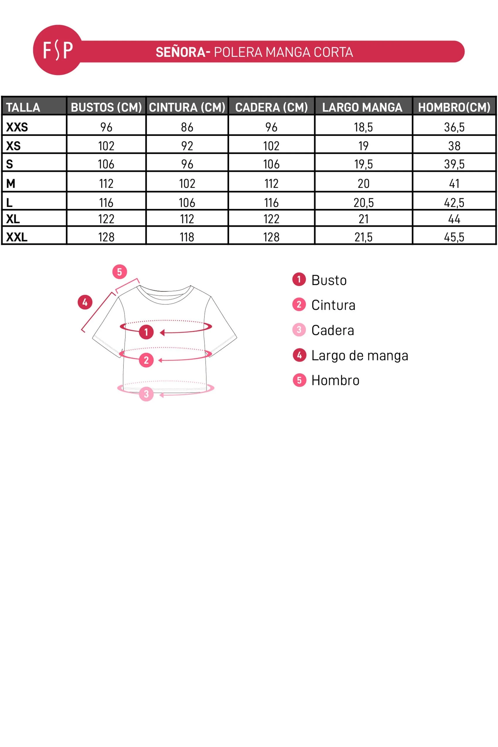 Polera Mujer Magenta - Image 5