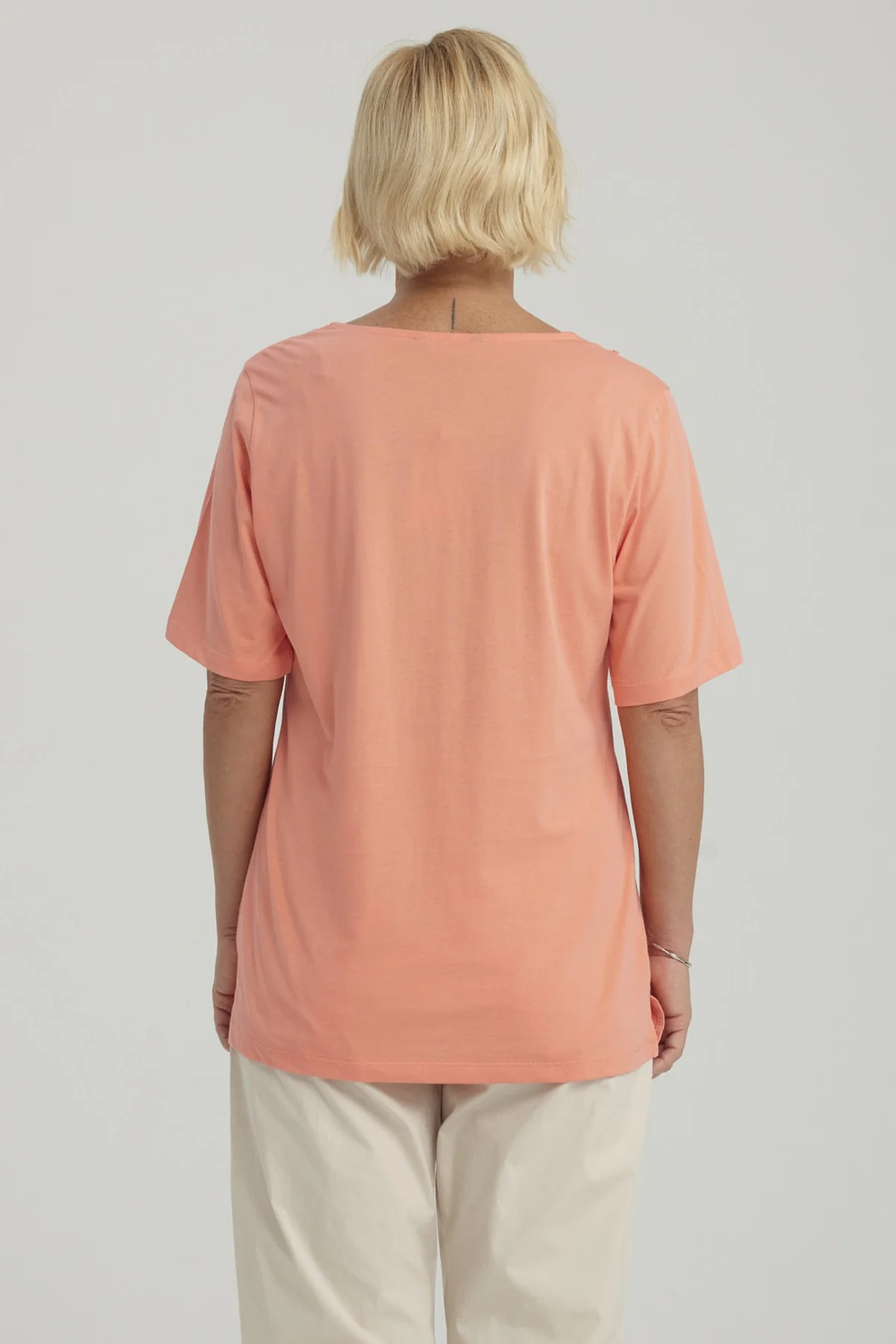 Polera Mujer Macramé Sandía - Image 3