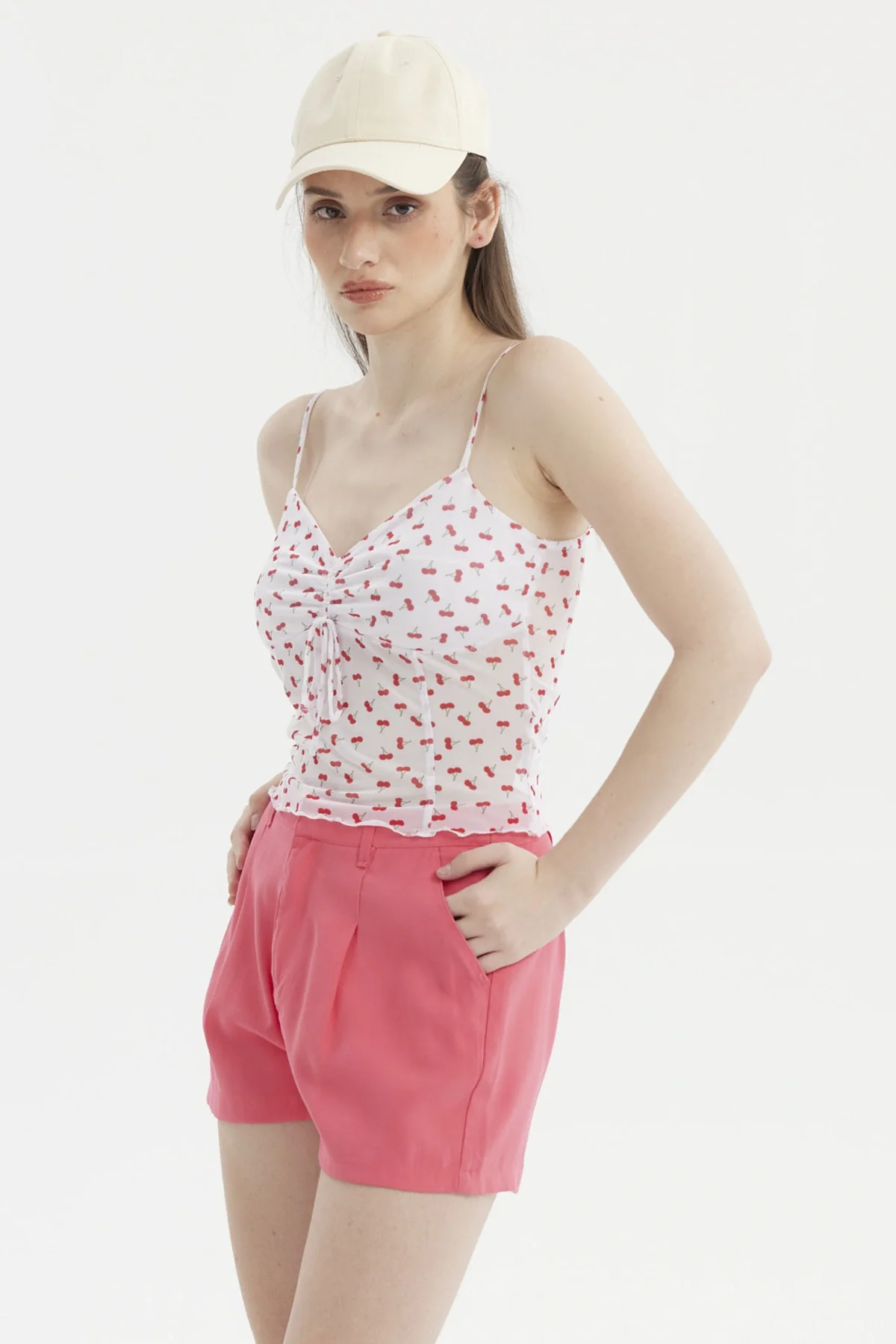 Polera Mujer Mesh Pabilo Blanco - Image 2