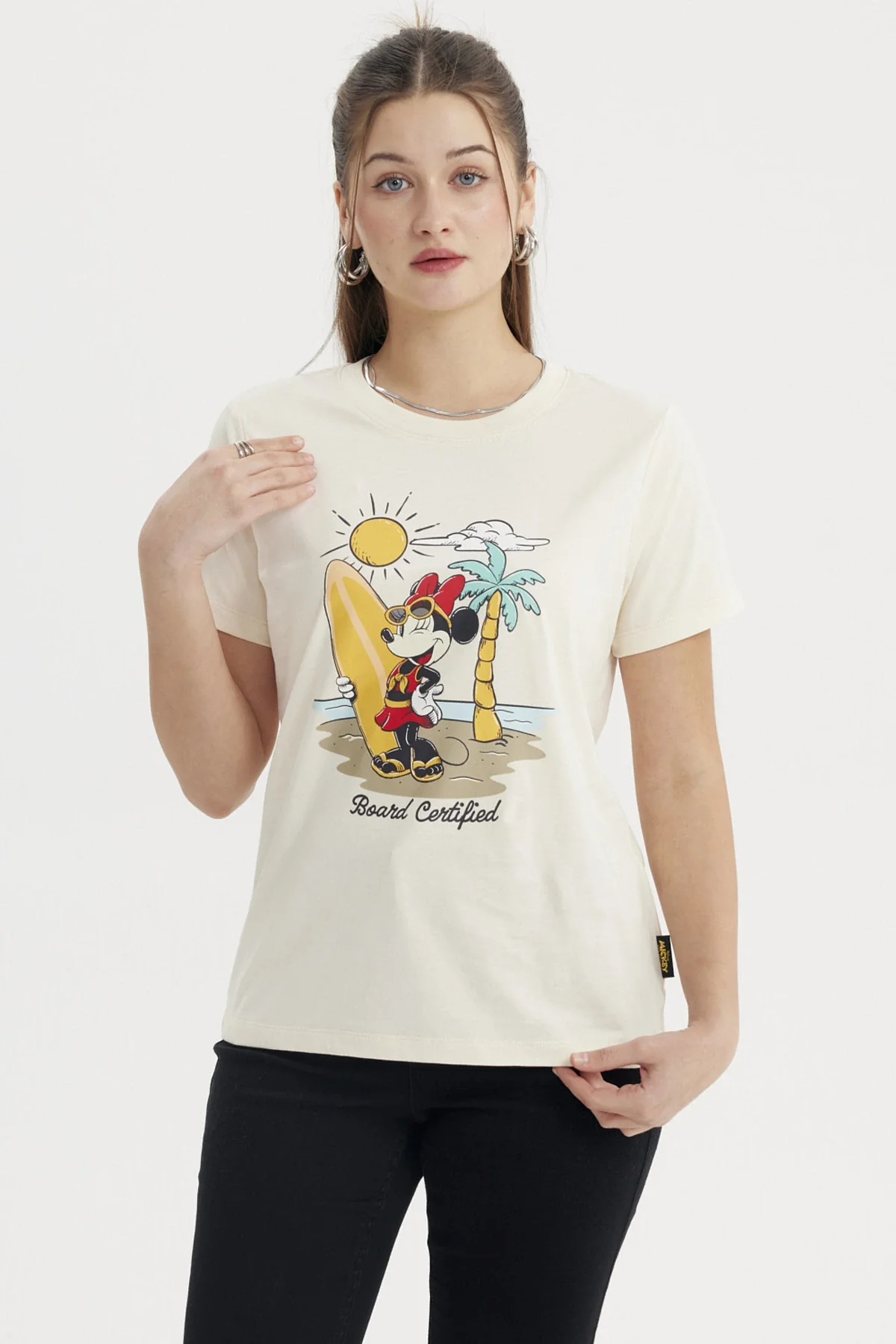 Polera Mujer Minnie Beige