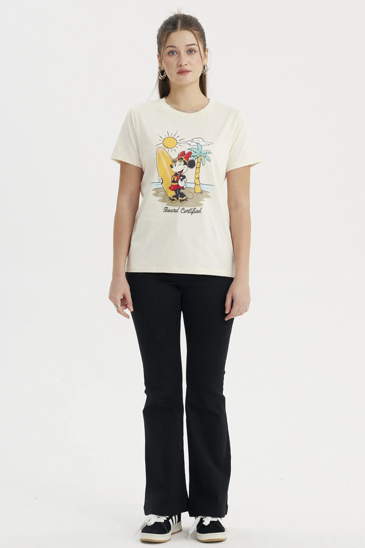 Polera Mujer Minnie Beige - Image 4